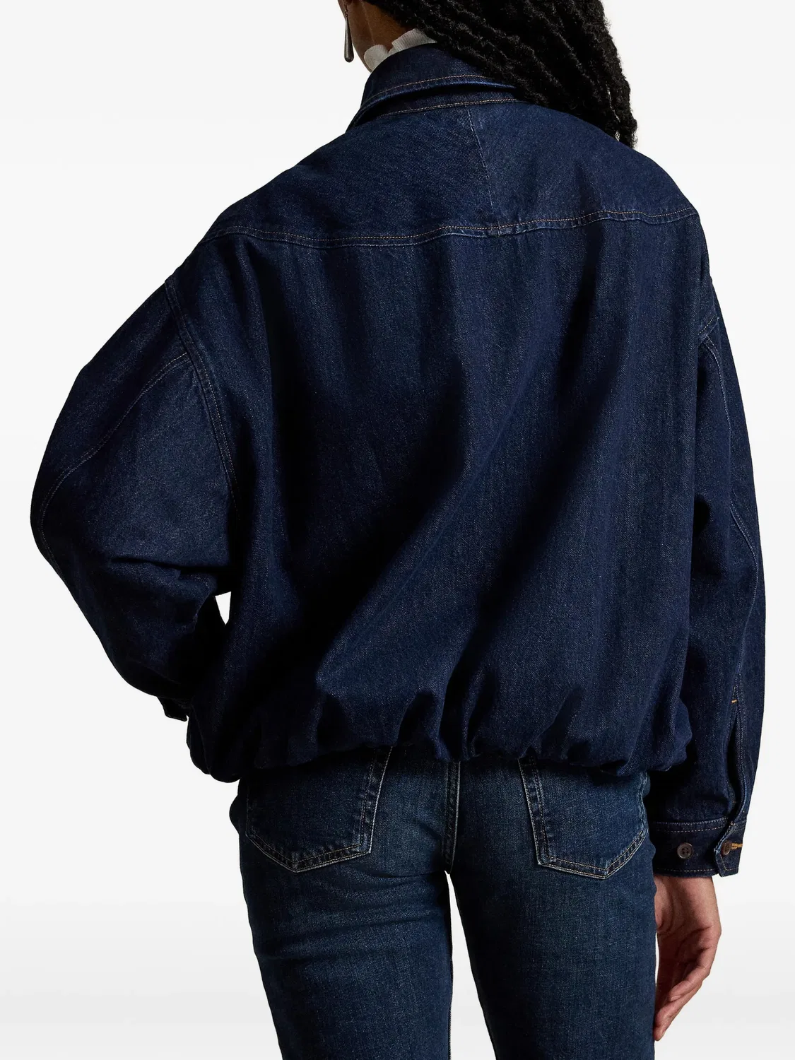 Джинсовая куртка Bubble Polo Ralph Lauren, синий — фото 4
