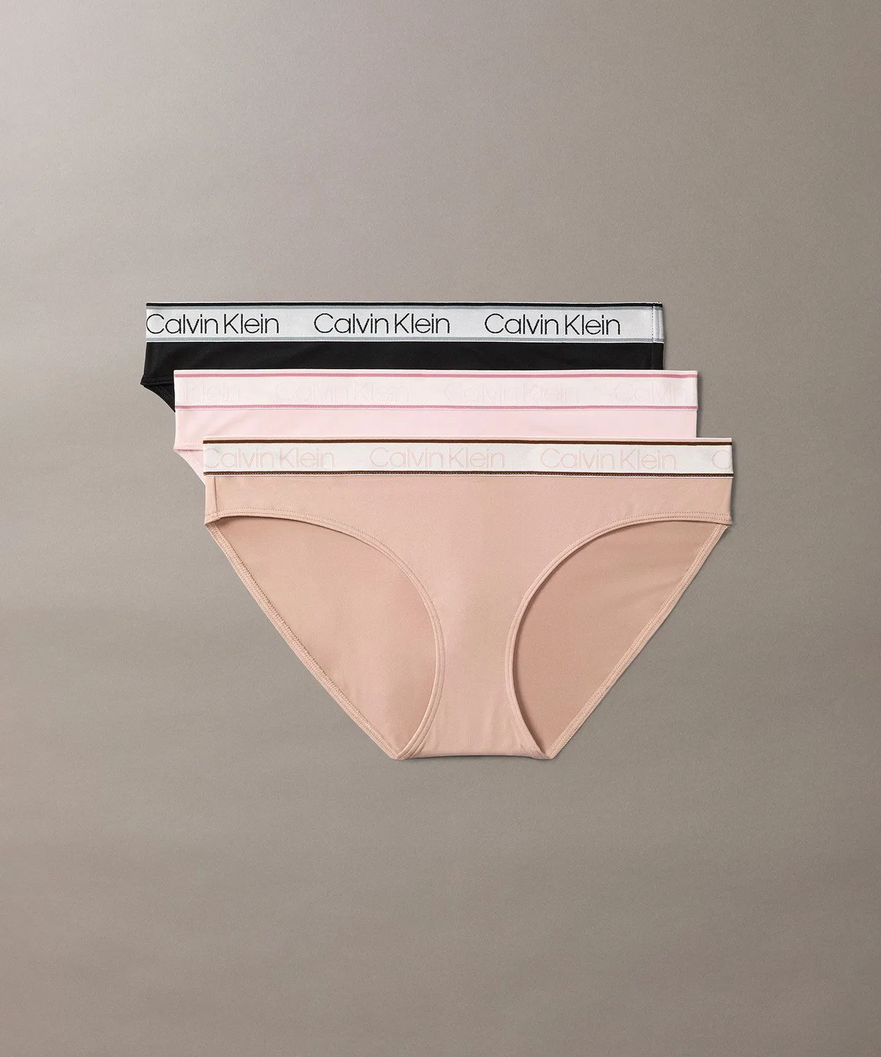 Женские бикини-трусы 3 шт. Calvin Klein, Pink