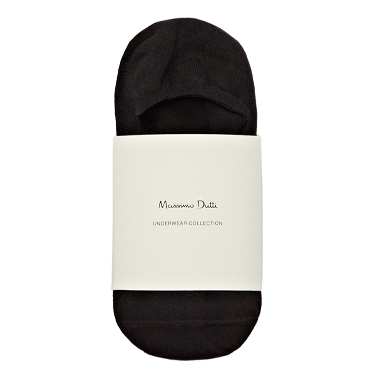 

Комплект носков Massimo Dutti Pairs No-show Cotton Blend, 3 пары, черный