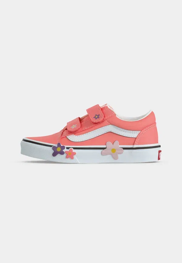 Кроссовки с принтом Old skool flower Vans, Sunset Blush Pink, розовый — фото 2