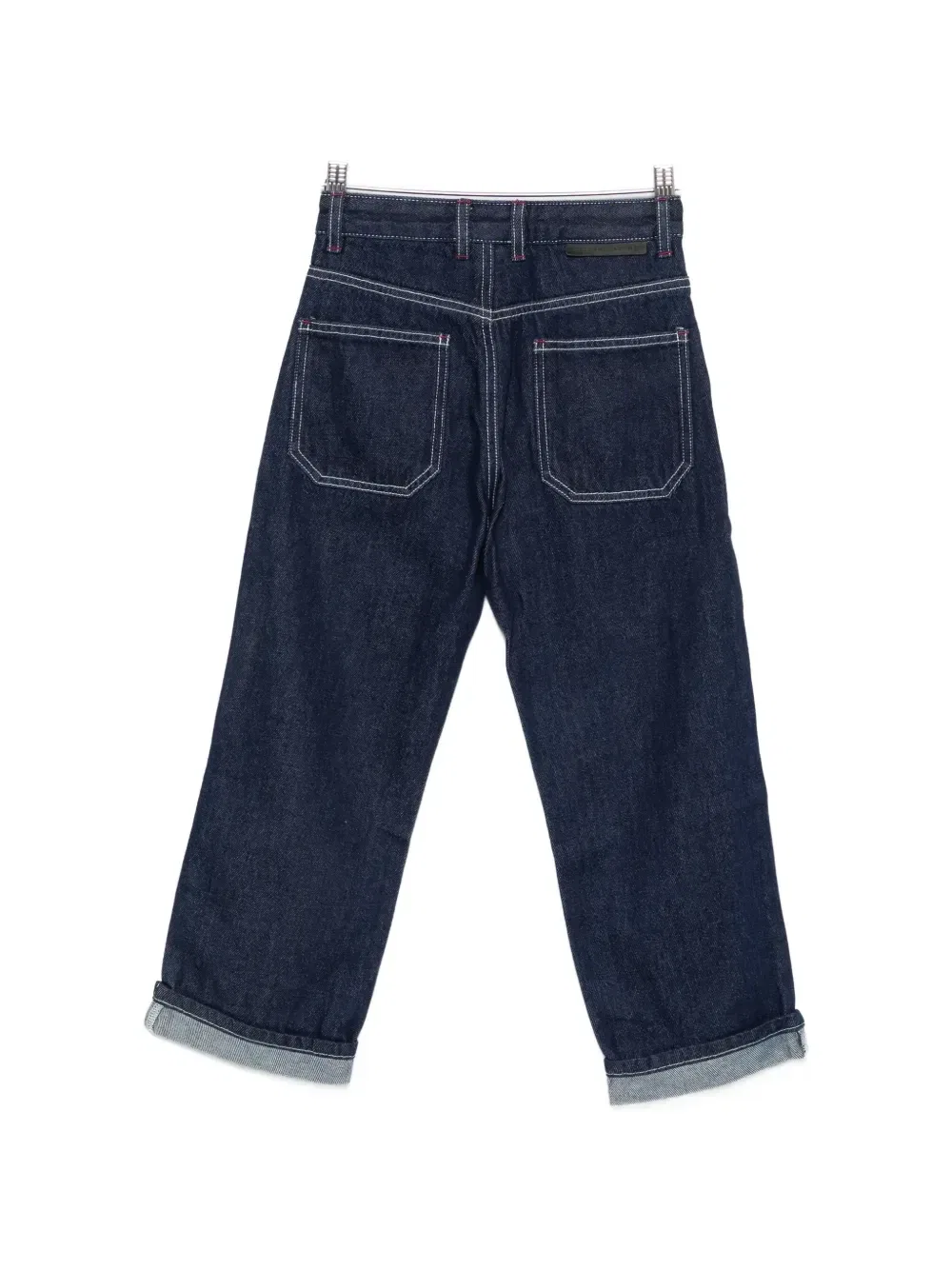 Джинсы с контрастной строчкой Stella McCartney Kids, синий — фото 2