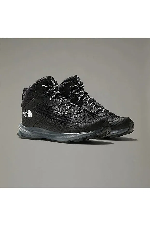 Детские ботинки для девочек с водонепроницаемостью Fastpack Hiker Mid WP Kids The North Face, Black — фото 4