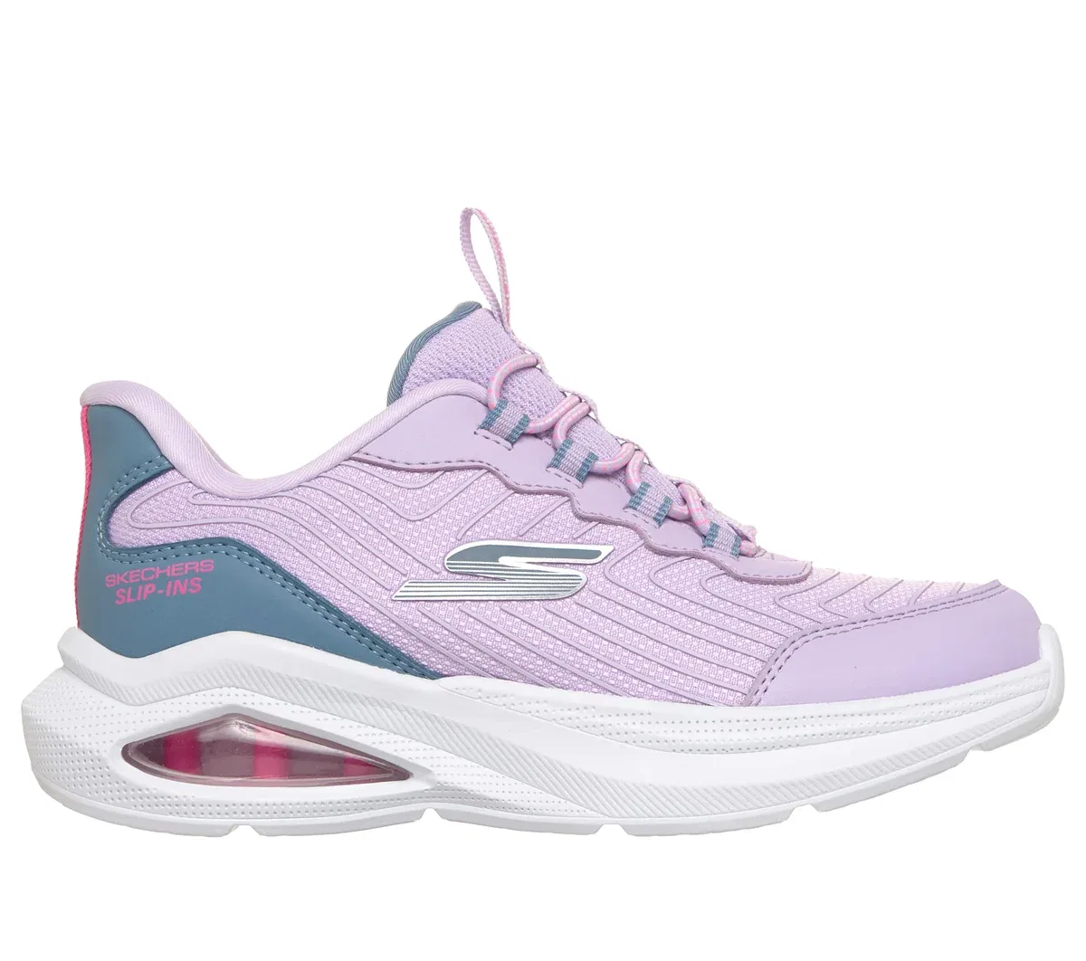 Детские слипоны Microspec Max Velocity - Jump Pop Skechers, лавандовый/мультиколор