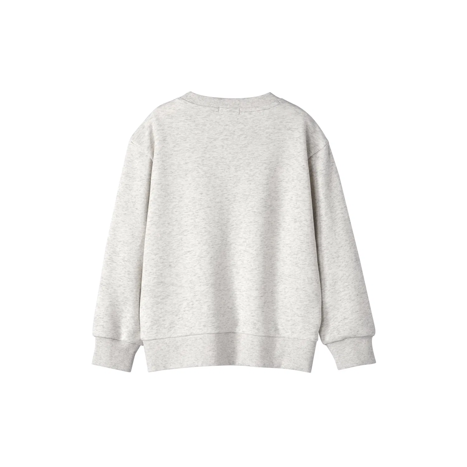 Детский свитшот с круглым вырезом с принтом HLA, Light Heather Gray 20 — фото 3