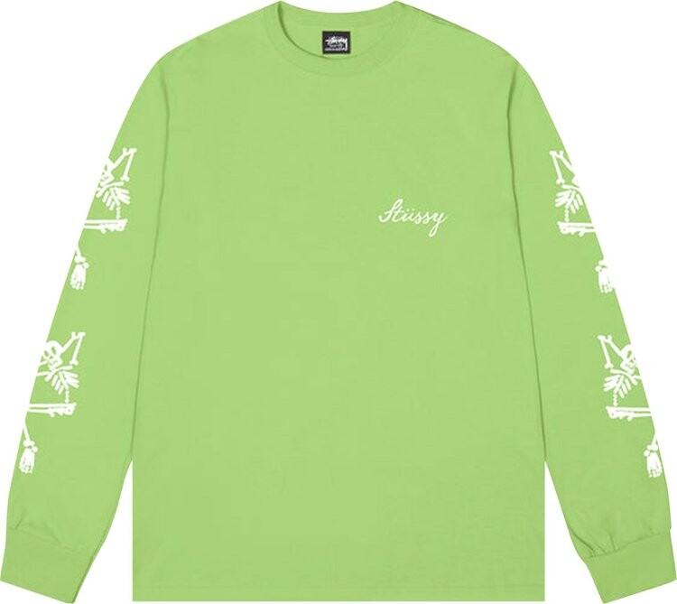 

Лонгслив Stussy Paradise Lost Long-Sleeve Tee 'Tea', зеленый