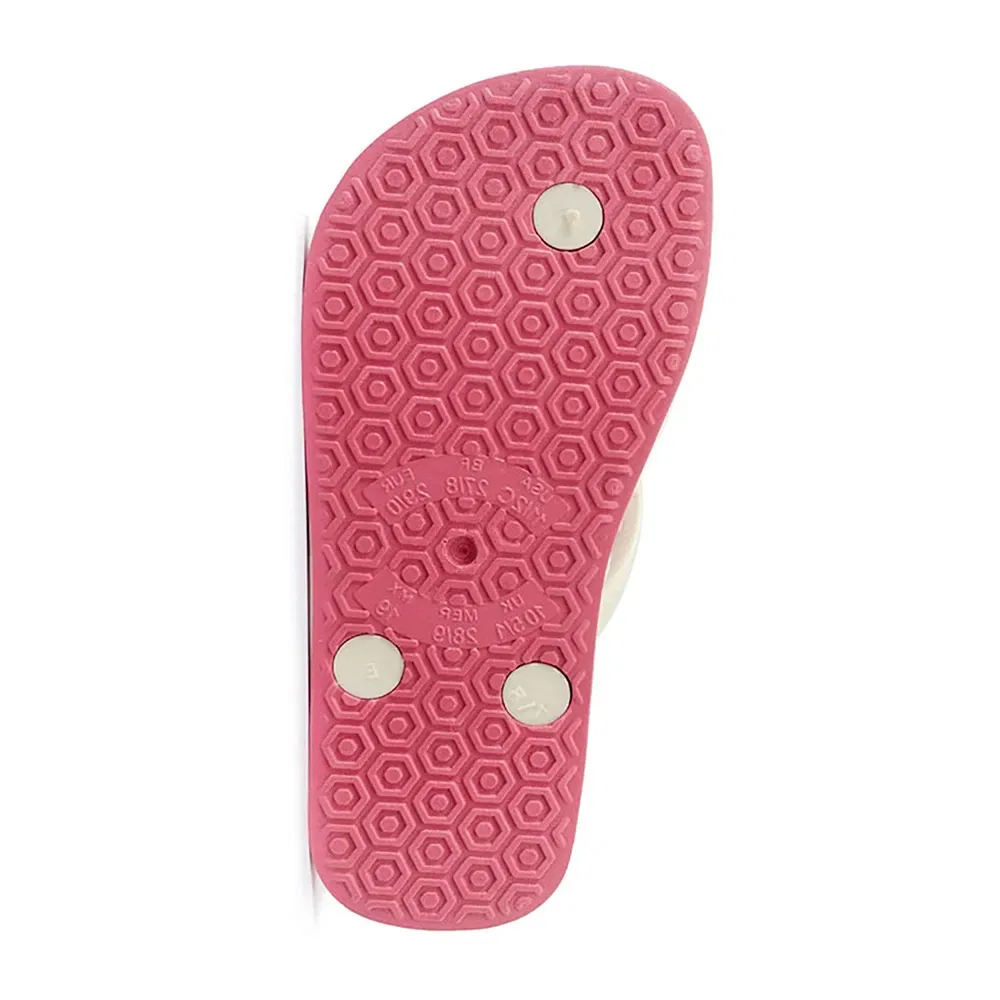 Детские вьетнамки для девочек с широкими ремешками Classic Combi Brasil NL KID Brasileras, Pink — фото 2