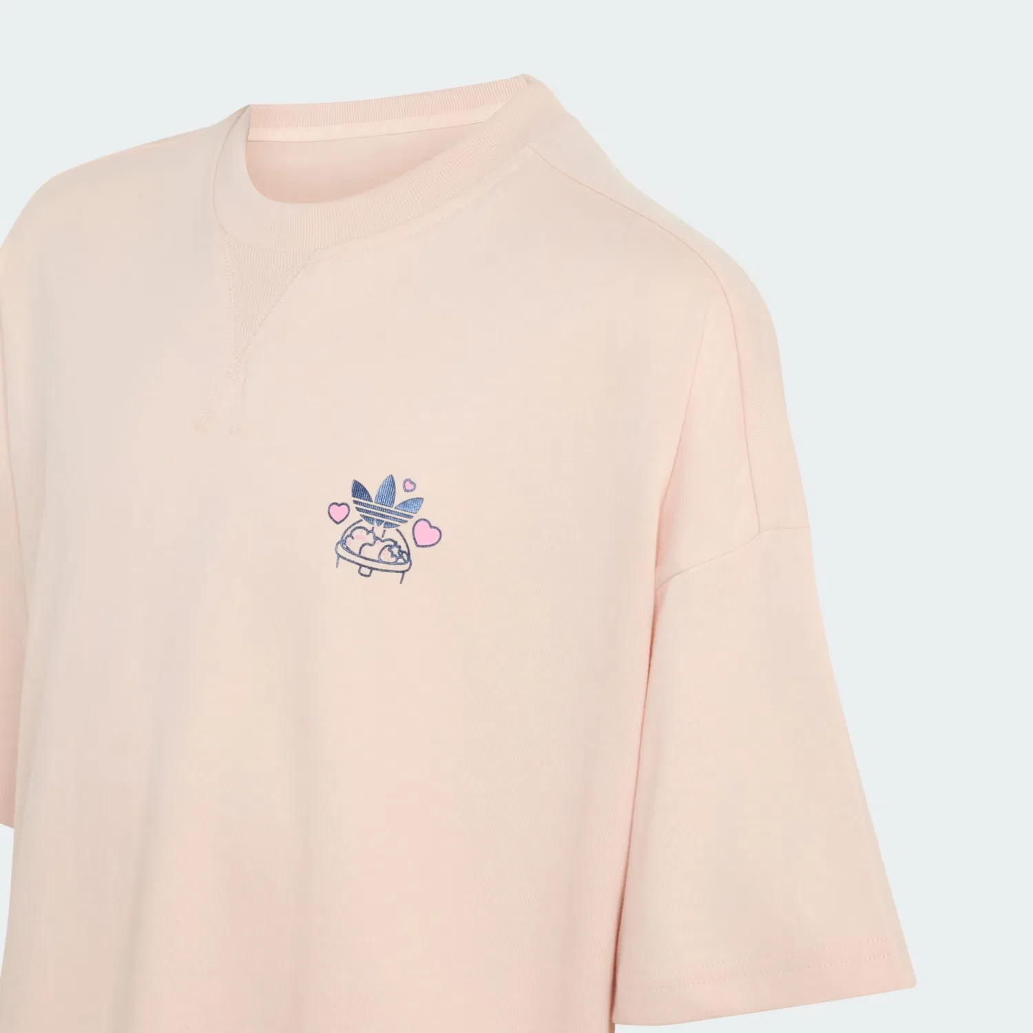 Футболка Adidas Originals Bubble Tea в цвете Powder — фото 3