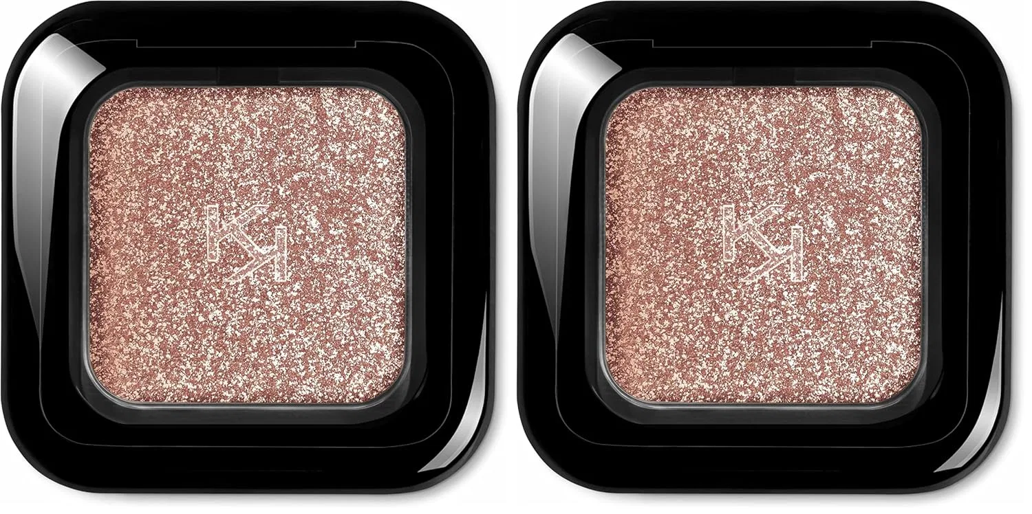 Глиттерные тени для век «Glitter Shower Eyeshadow 08» от KIKO Milano (2 шт.) Kiko Milano, 08 Into The Rose