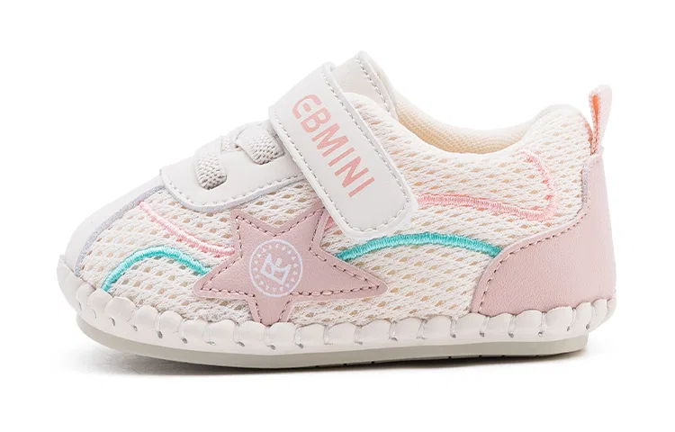 Детские кроссовки для первых шагов Lightweight Cushioning EBMINI, Beige Blue — фото 3