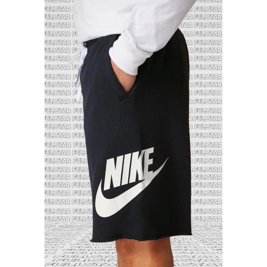 Мужские шорты свободного кроя с принтом Futura Nike Sportswear Club, L, Черный — фото 3