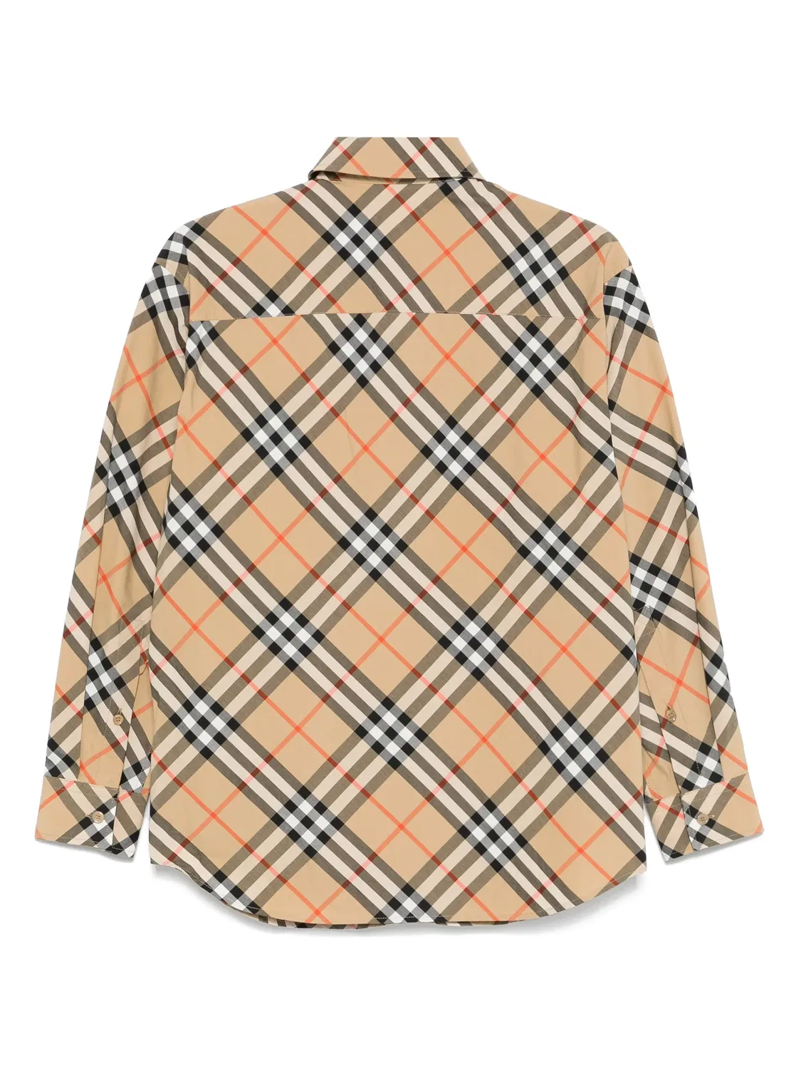 Рубашка из 100% хлопка Burberry, нейтральный — фото 2