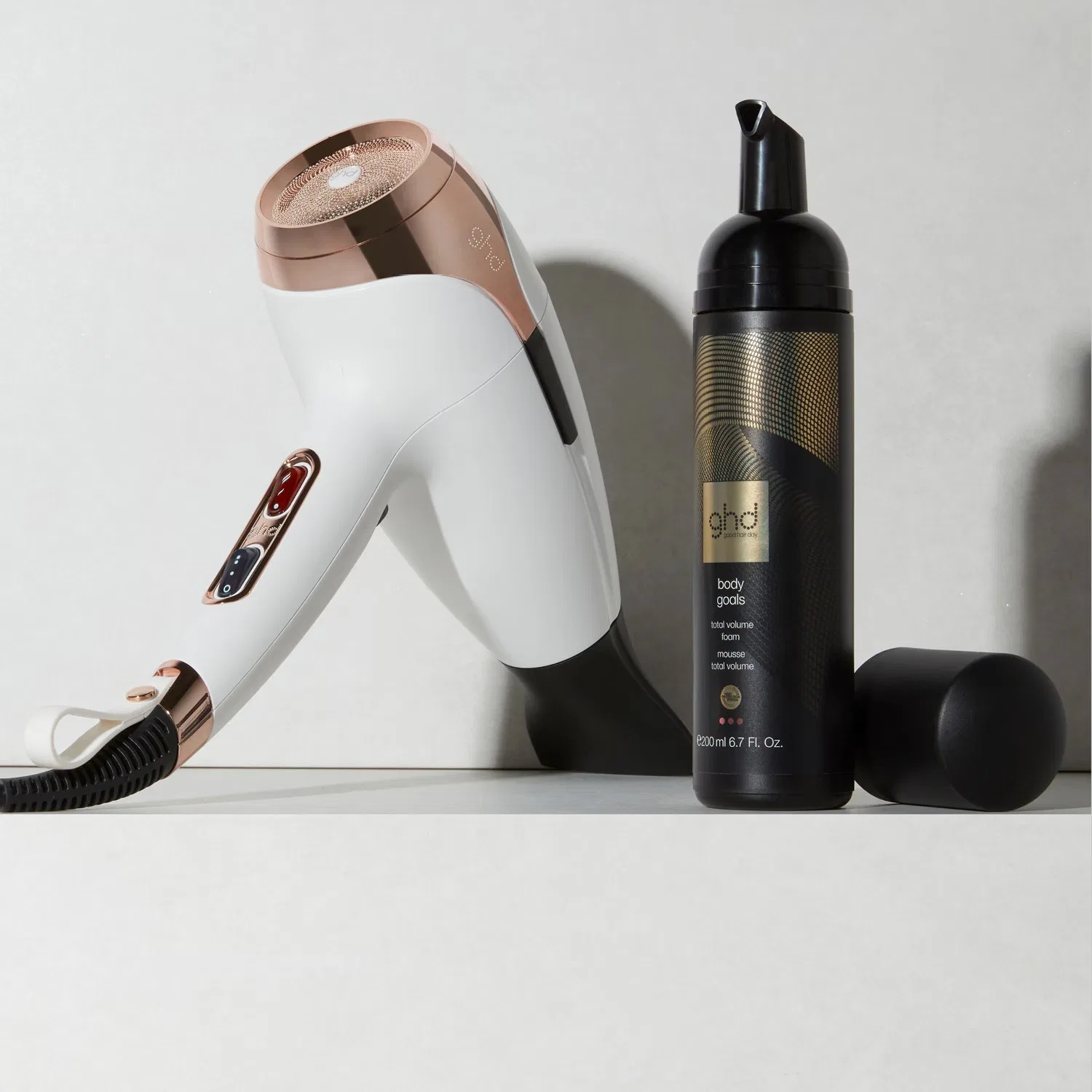 Мусс для объема для волос 200 мл с термозащитой GHD, Body Goals — фото 3