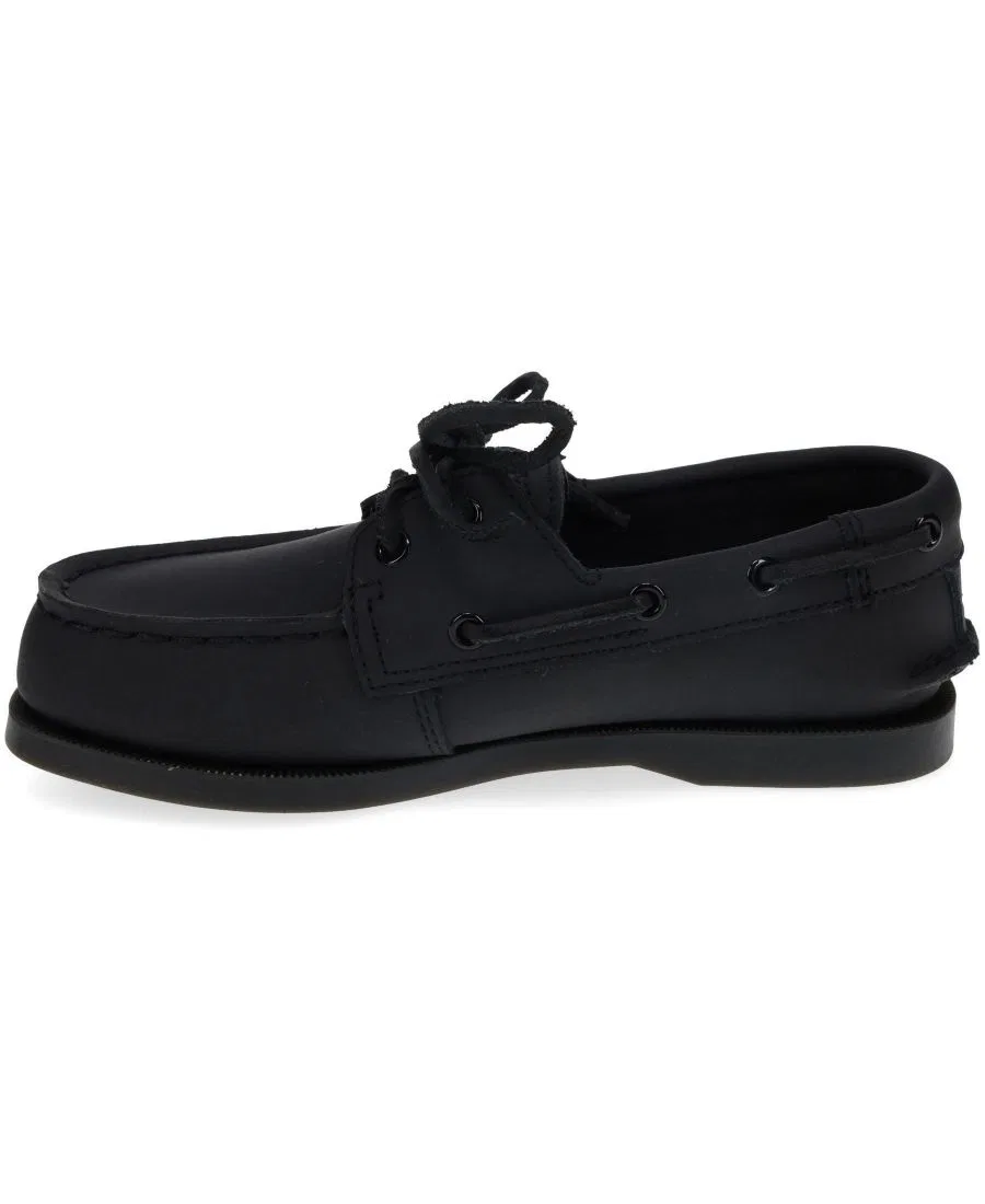 Мокасины Sperry Authentic Original Boat Shoe, Black — фото 2
