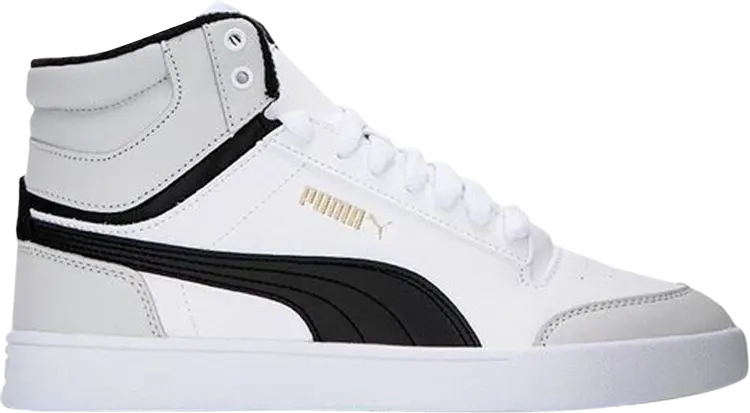 

Кроссовки Puma Shuffle Mid WTR White Black, белый