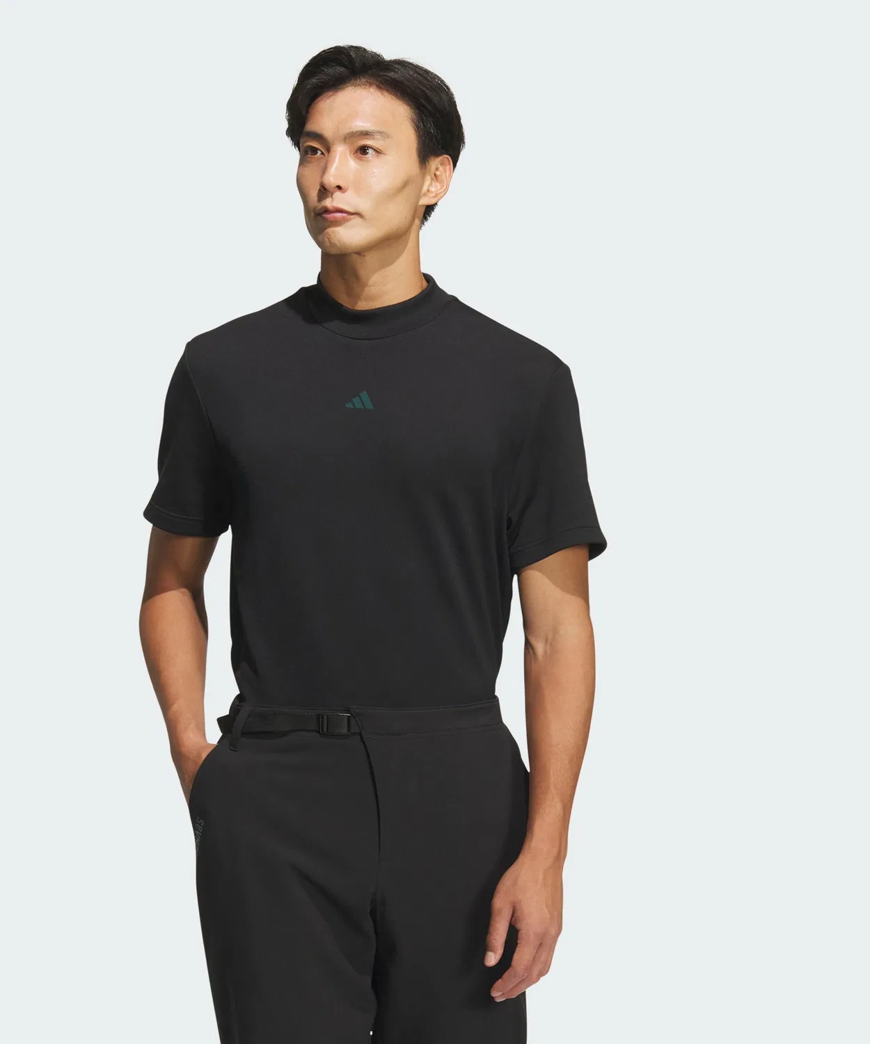 Мужская футболка-поло с коротким рукавом Adidas Golf, Black
