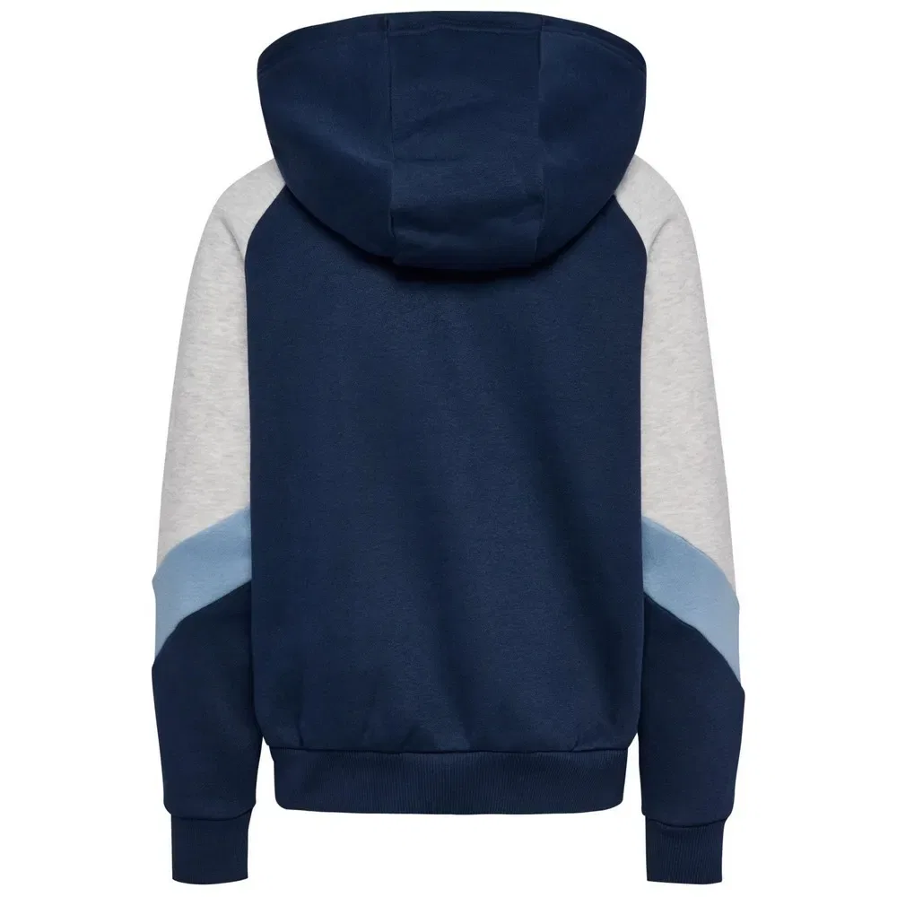 Детский свитшот с принтом Loose Blocked Hummel, Blue — фото 4