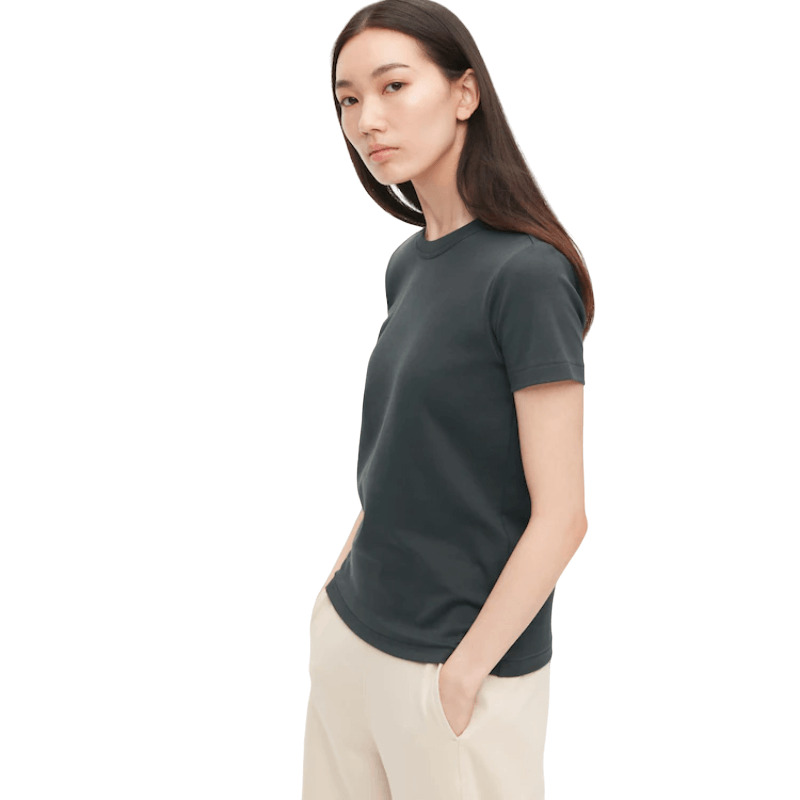 

Футболка Uniqlo U Crew Neck Short-Sleeve, темно-серый