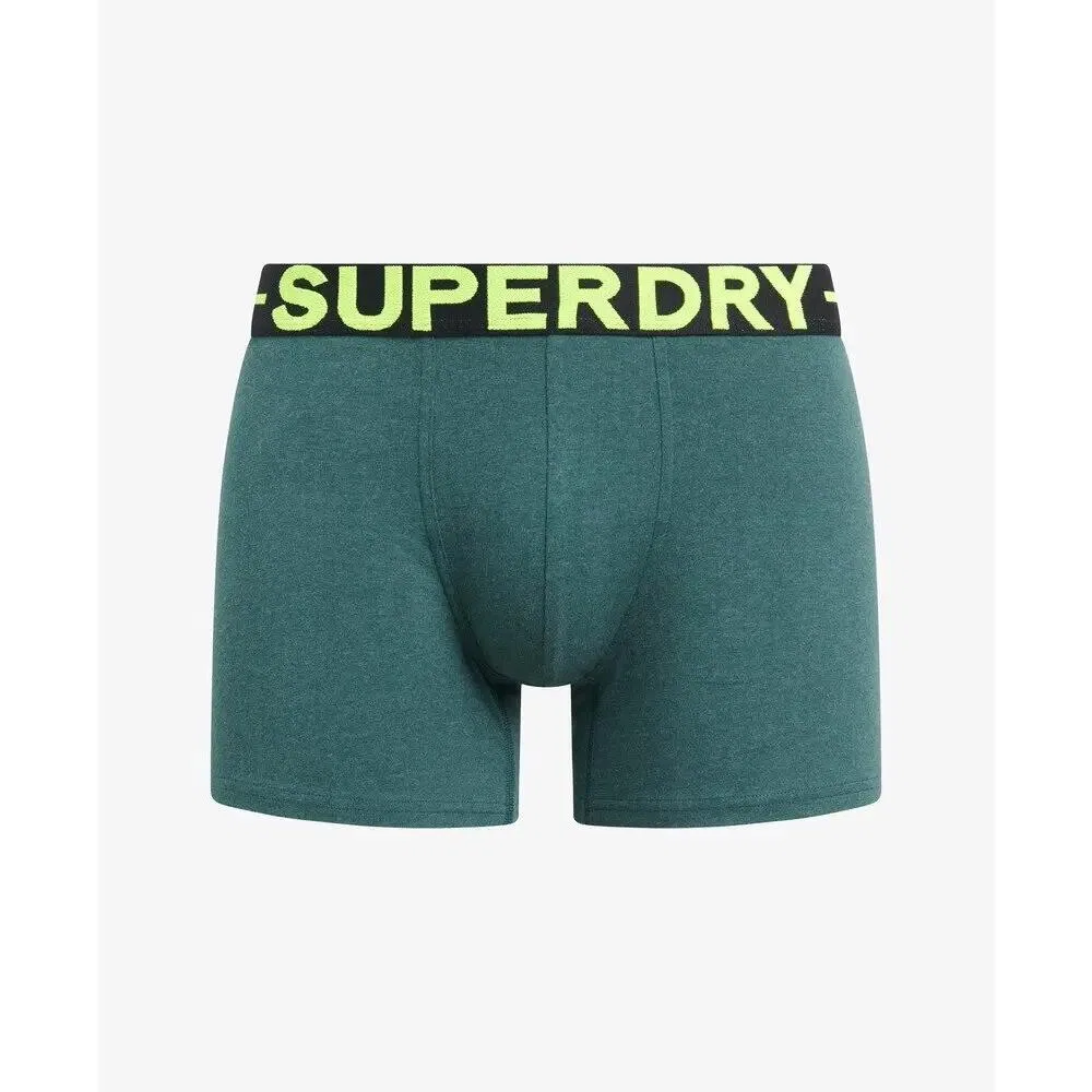 Мужские боксеры с принтом Superdry, Цвет Grun Fluoreszierendes Neongrun — фото 4