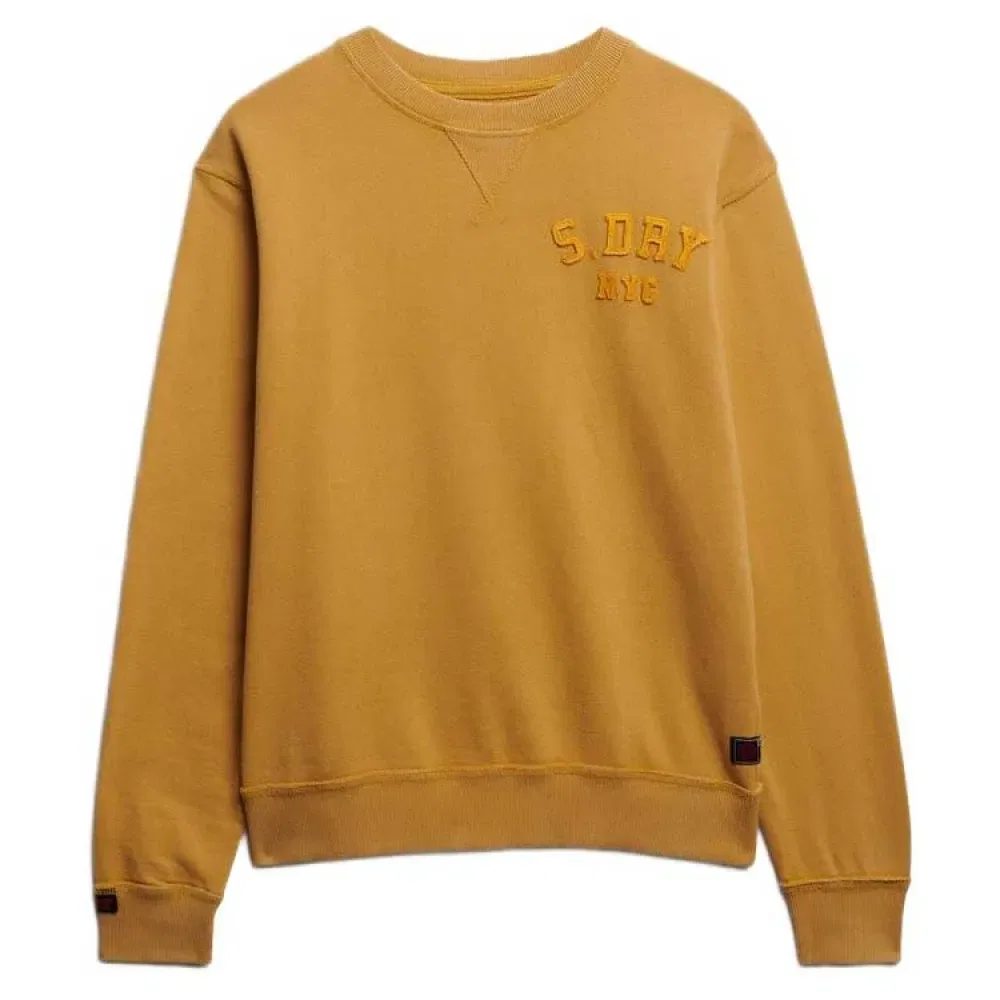 Свитшот Vintage Athletic Tonal Crew Superdry, коричневый