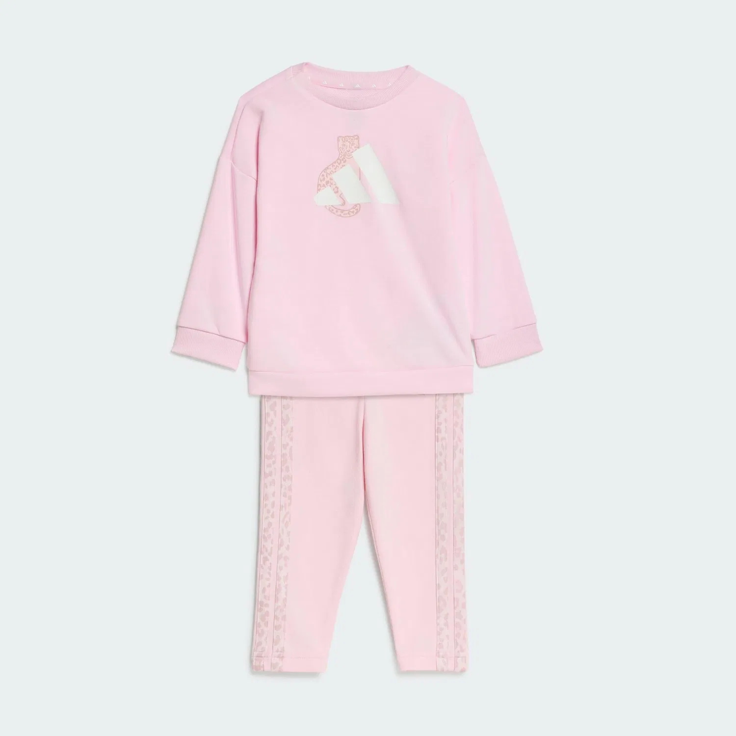 Детский комплект с принтом Animalprint Adidas, Altrosa Bunt Weiss