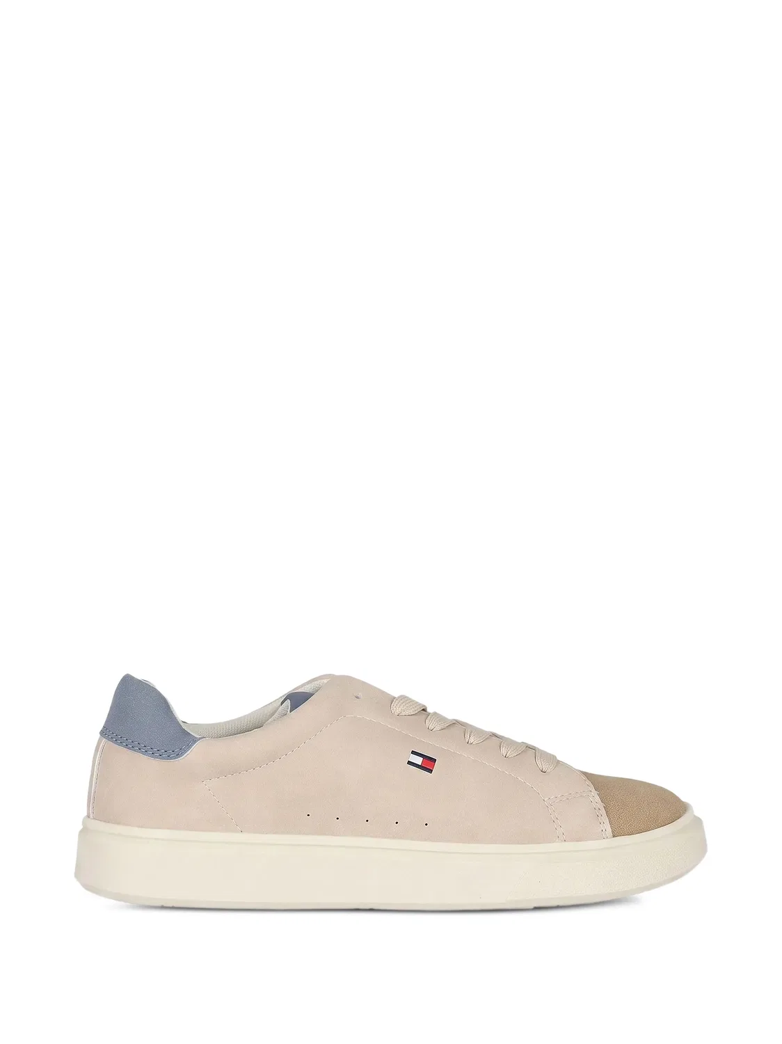 Кроссовки с нашивкой-логотипом Tommy Hilfiger Junior, нейтральные цвета — фото 2