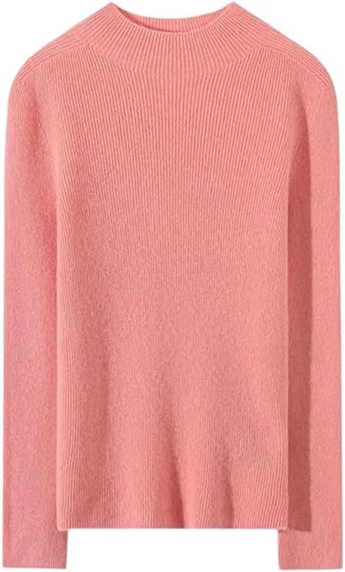 Женская приталенная водолазка из кашемира, Solid Knit Pullover, Pnnrk 1