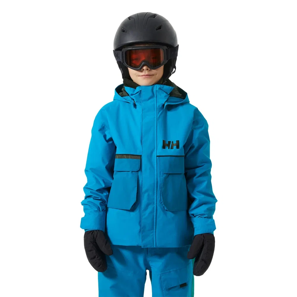 Детская утепленная лыжная куртка Powder lt Helly Hansen, Neptune Blue — фото 3