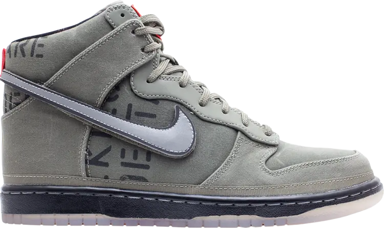 

Кроссовки Nike Dunk Hi Premium Qs 'Galaxy', зеленый
