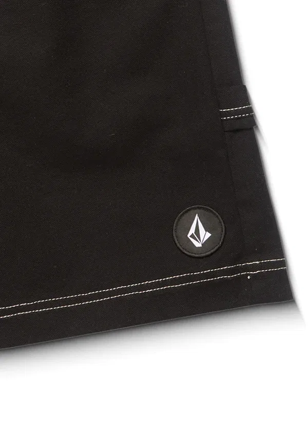 Шорты хлопковые Krafter Kombat Volcom, черный — фото 3