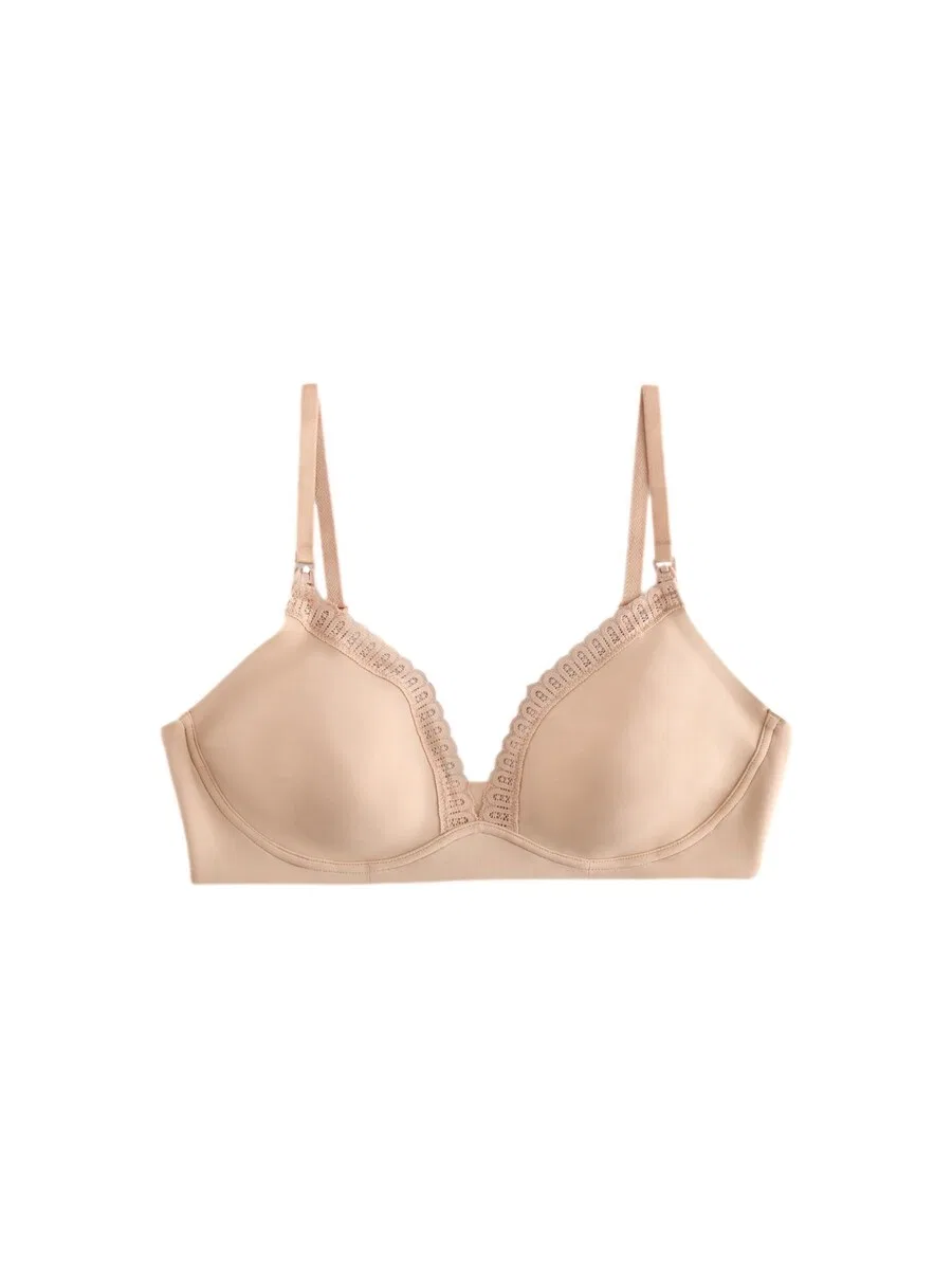Бюстгальтер для кормления Next T-shirt Nursing Bra 'Motionflex' бежевого цвета