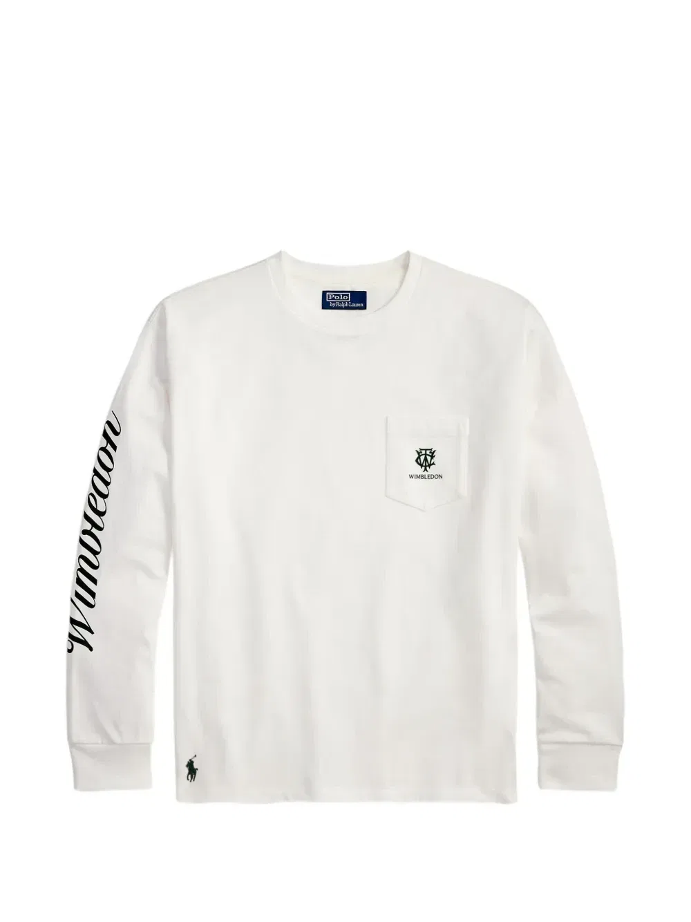 Толстовка Wimbledon с карманом Polo Ralph Lauren, белый