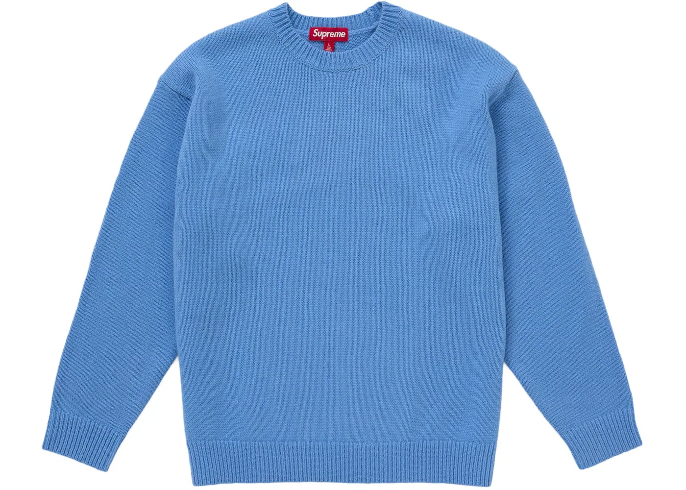 Мужской свитер с ангорой Script Light Blue Supreme — фото 2