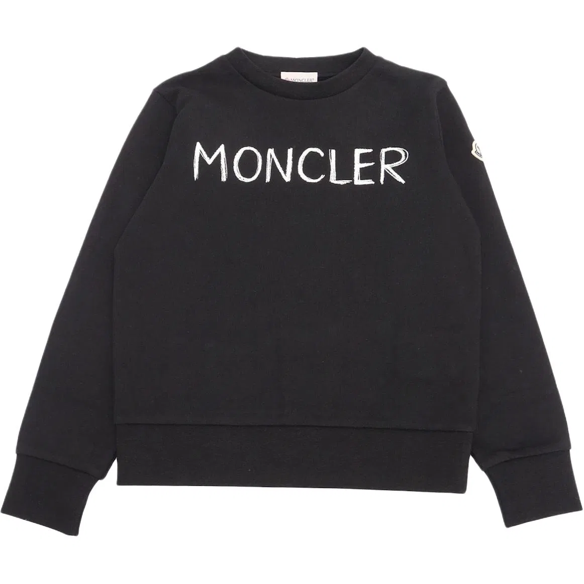 Детский свитшот с длинным рукавом Black Moncler