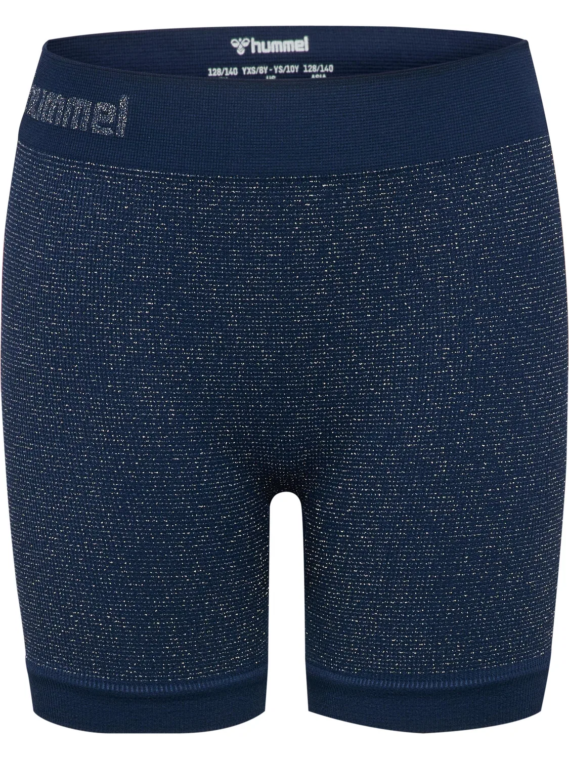 Детские леггинсы с блестками Hmljr Seamless Hummel, Blau Navyblau Gletscherblau