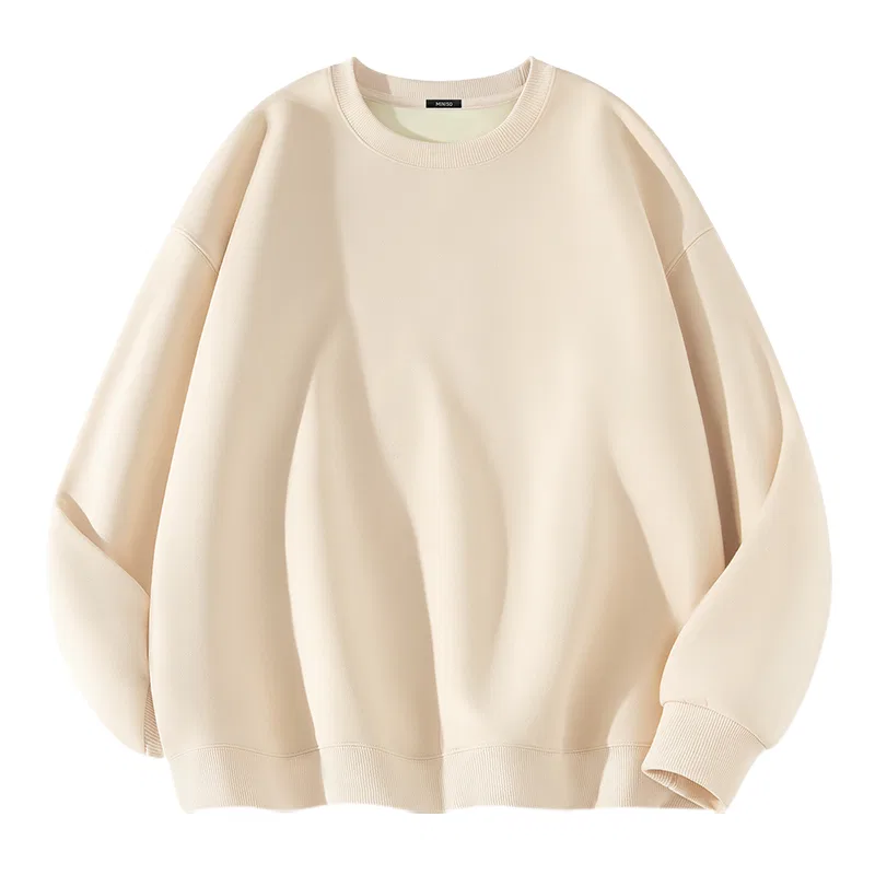 Детский свитшот с круглым вырезом MINISO, Light Beige