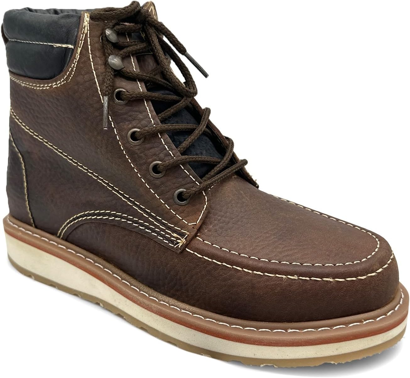 

Мужские ботинки Western Shops с мягким носком, из натуральной кожи, легкие с отделкой Moc Toe The Western Shops, Café