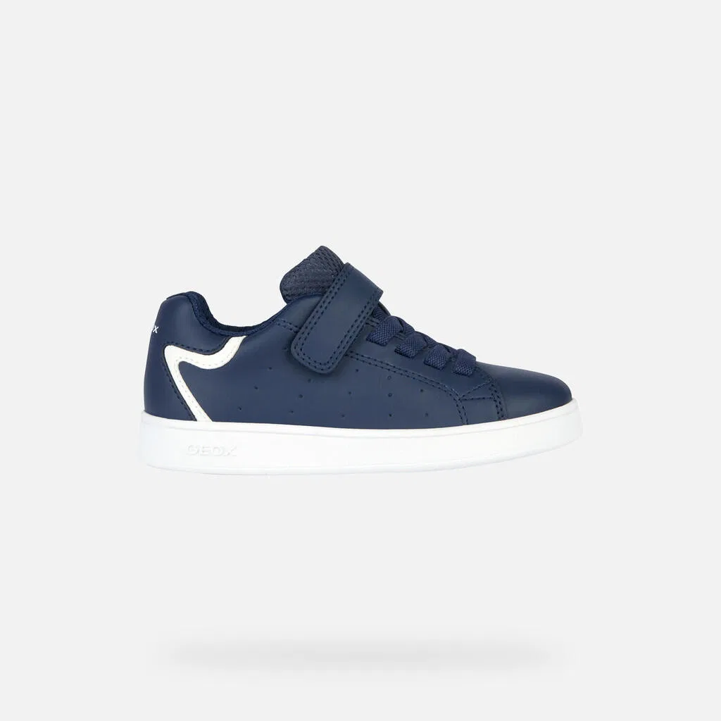 Детские кроссовки с текстурой Geox J Eclyper B, Kosmosblau Navyblau Mitternachtsindigo — фото 2