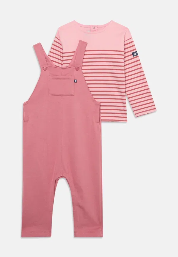 Комплект из куртки и брюк хлопковый Petit Bateau Pink, розовый — фото 3