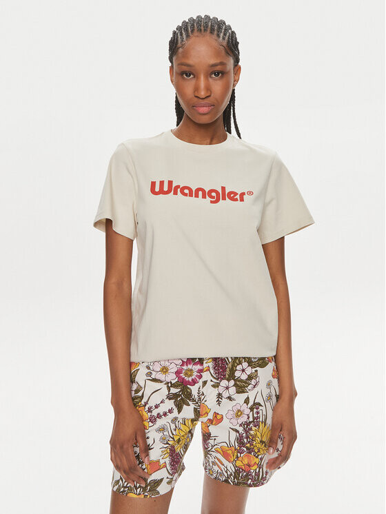 

Футболка стандартного кроя Wrangler, экрю