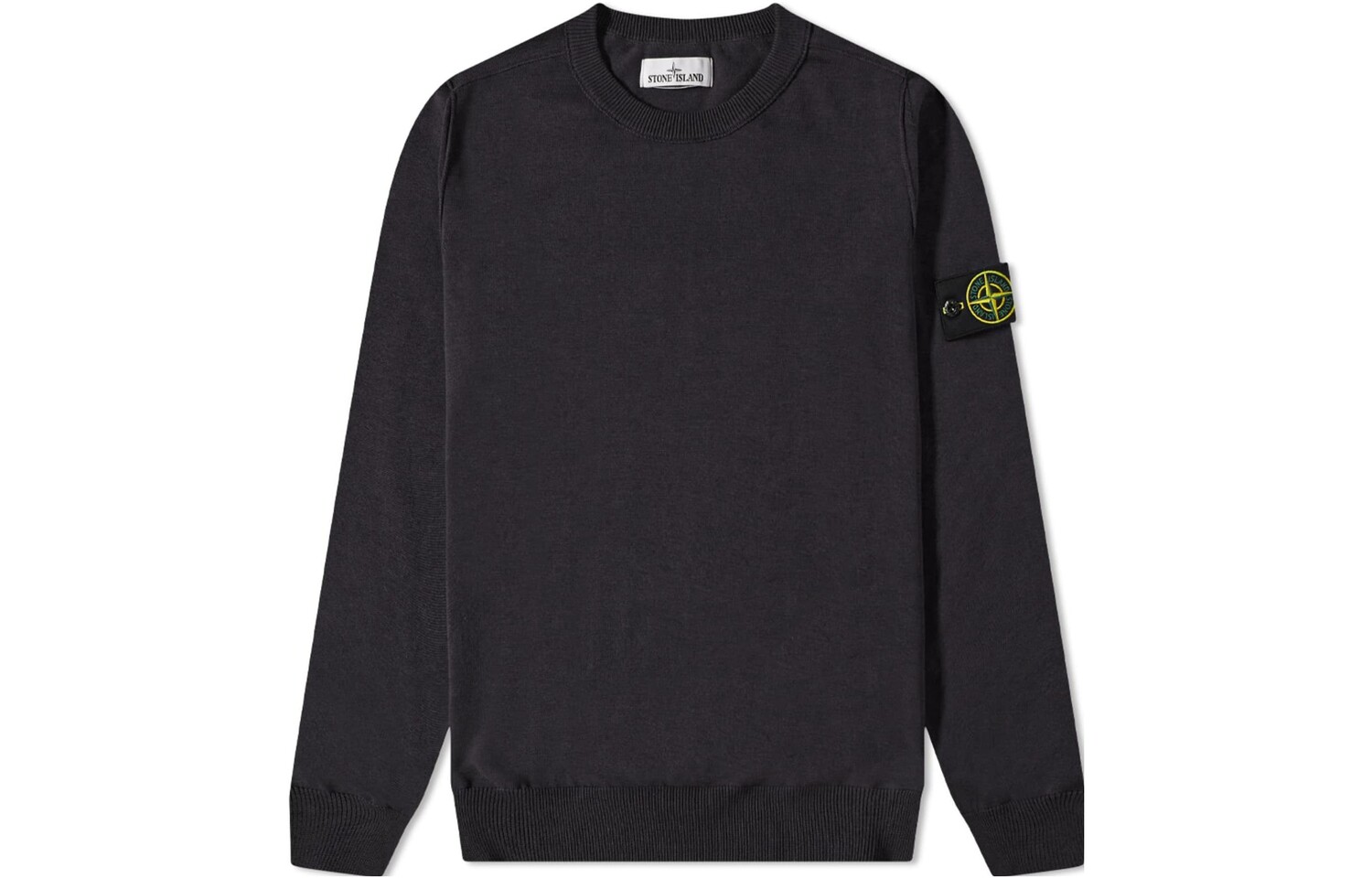 

Свитер мужской Stone Island с нашивкой логотипа, серый