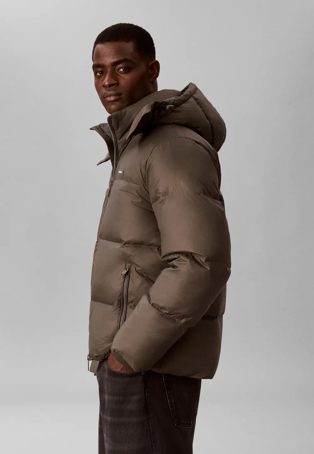 Пуховая куртка Calvin Klein, Beluga — фото 4