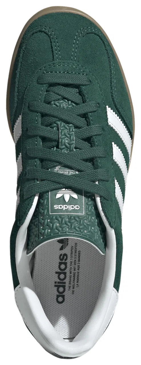 Кроссовки для мальчиков Gazelle Indoor Adidas, цвет Collegiate Green/White — фото 4