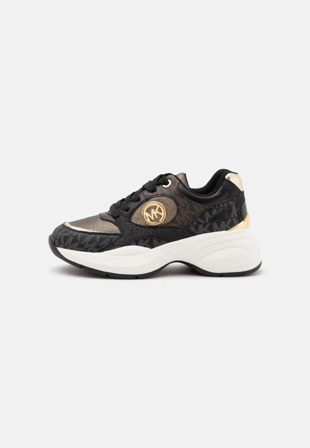 Детские и подростковые кроссовки Zuma Michael Kors Kids, Brown/Butternut/Black/Grey/Black Glam