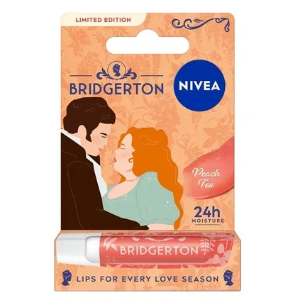 Гигиеническая помада 48 мл с ароматом персикового чая Bridgerton Edition Nivea, Peach Tea