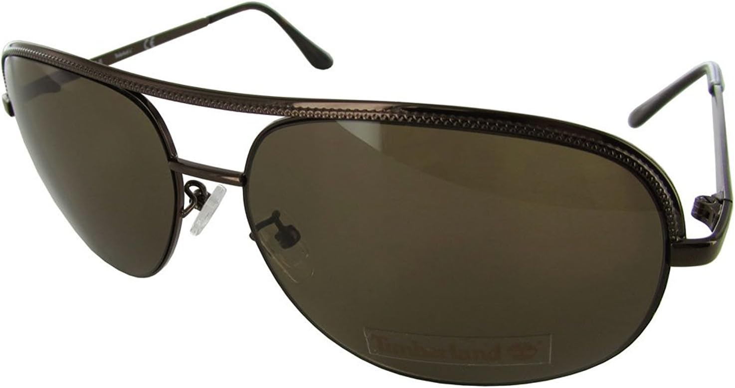 

Timberland мужские модные солнцезащитные очки TB7130 с металлической оправой, коричневые/коричневые