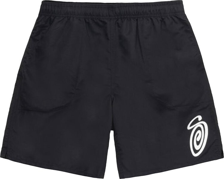 

Шорты Stussy Curly S Water Short 'Black', черный