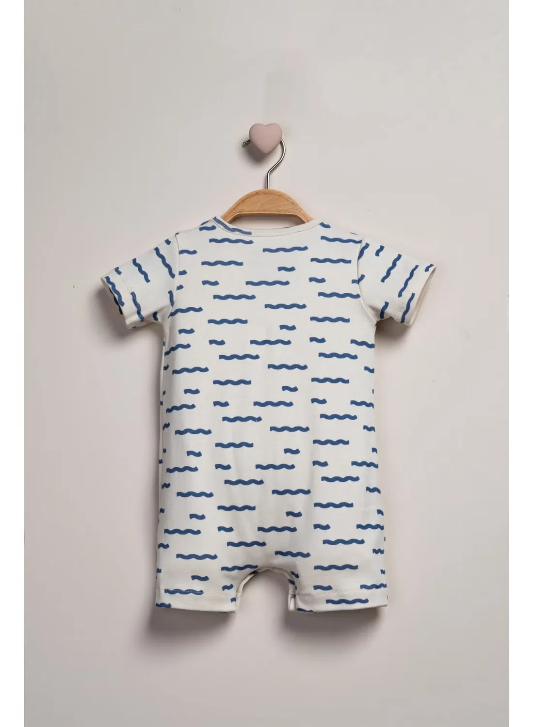 Боди-комбинезон с шортами из хлопка Baby Fou, голубой — фото 4