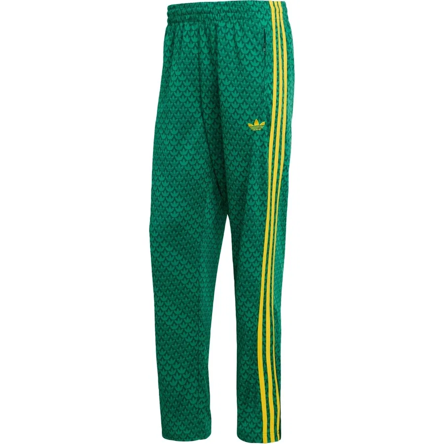 Штаны спортивные с принтом Firebird Loose Monogram adidas Originals, Зеленый — фото 3
