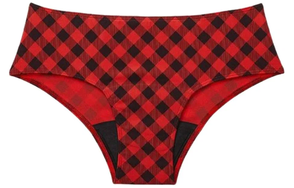 Женские трусы с принтом Red Plaid Victoria's Secret, Red Plaid
