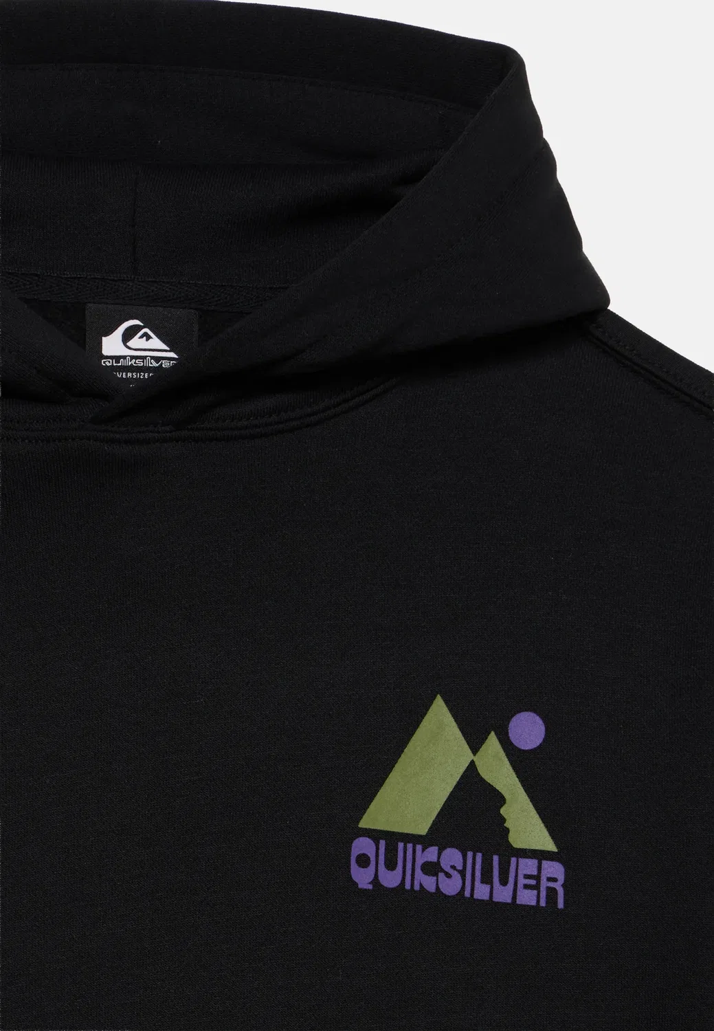 Худи с графическим принтом - худи Quiksilver, Black — фото 4